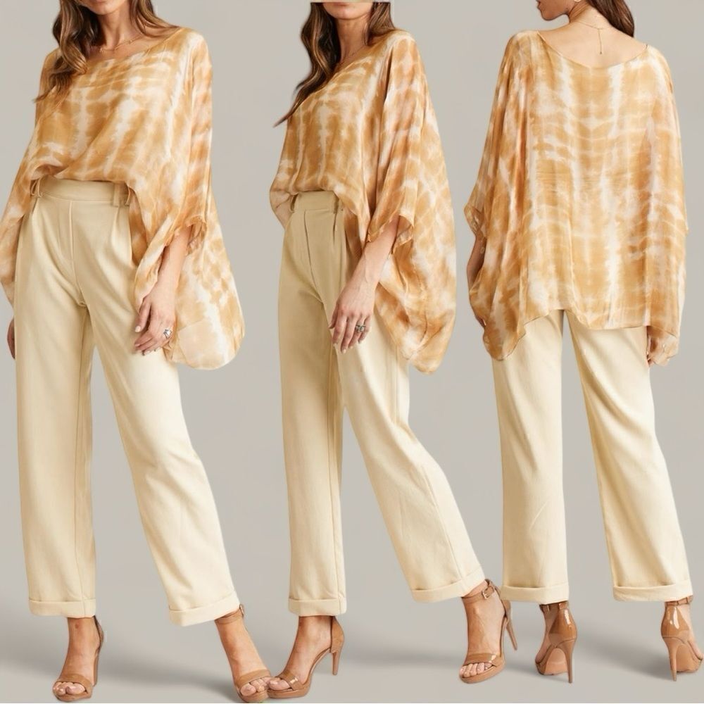 SCANDAL ITALY Women’s Skylar Top in Beige/Ivory Color One Size